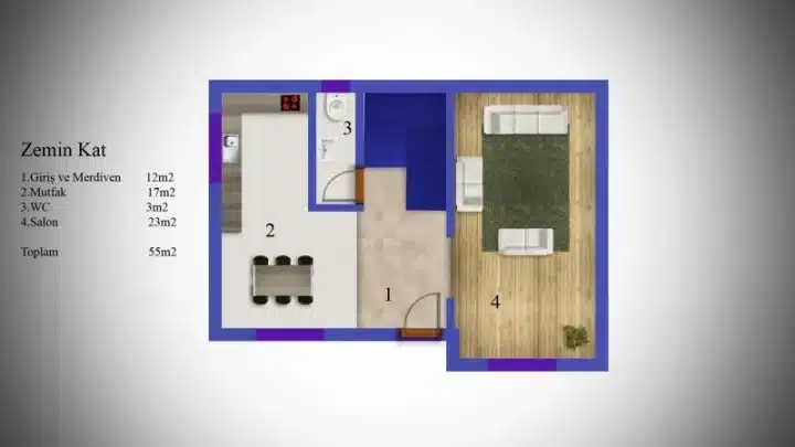 Çelik Ev 104 m² - Görsel 5