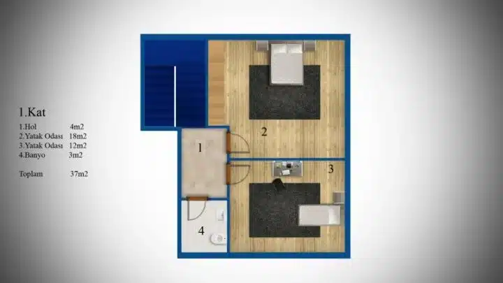 Çelik Ev 95 m² - Görsel 4