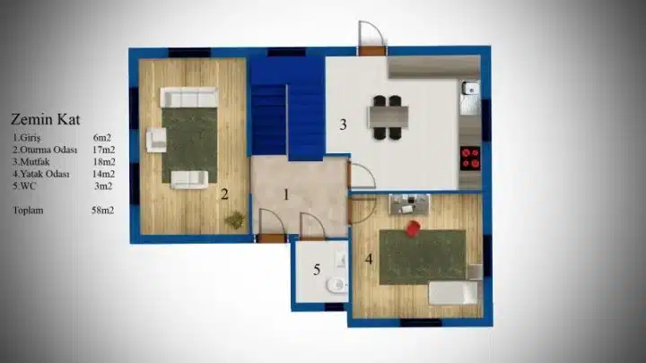 Çelik Ev 95 m² - Görsel 5